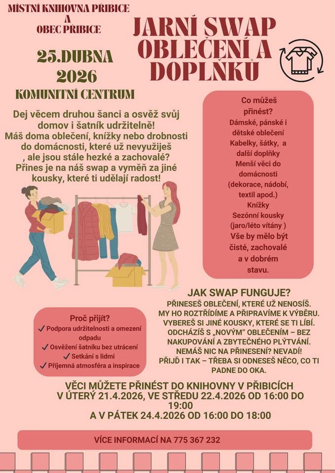 Jarní SWAP oblečení a doplňků